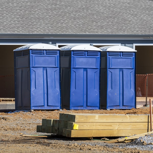 can i customize the exterior of the porta potties with my event logo or branding in Braggs OK